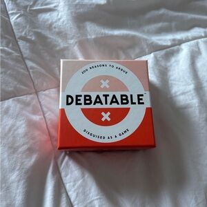 Debatable Card Game by Brass Monkey - 200 Fun Icebreaker Conversation Starters